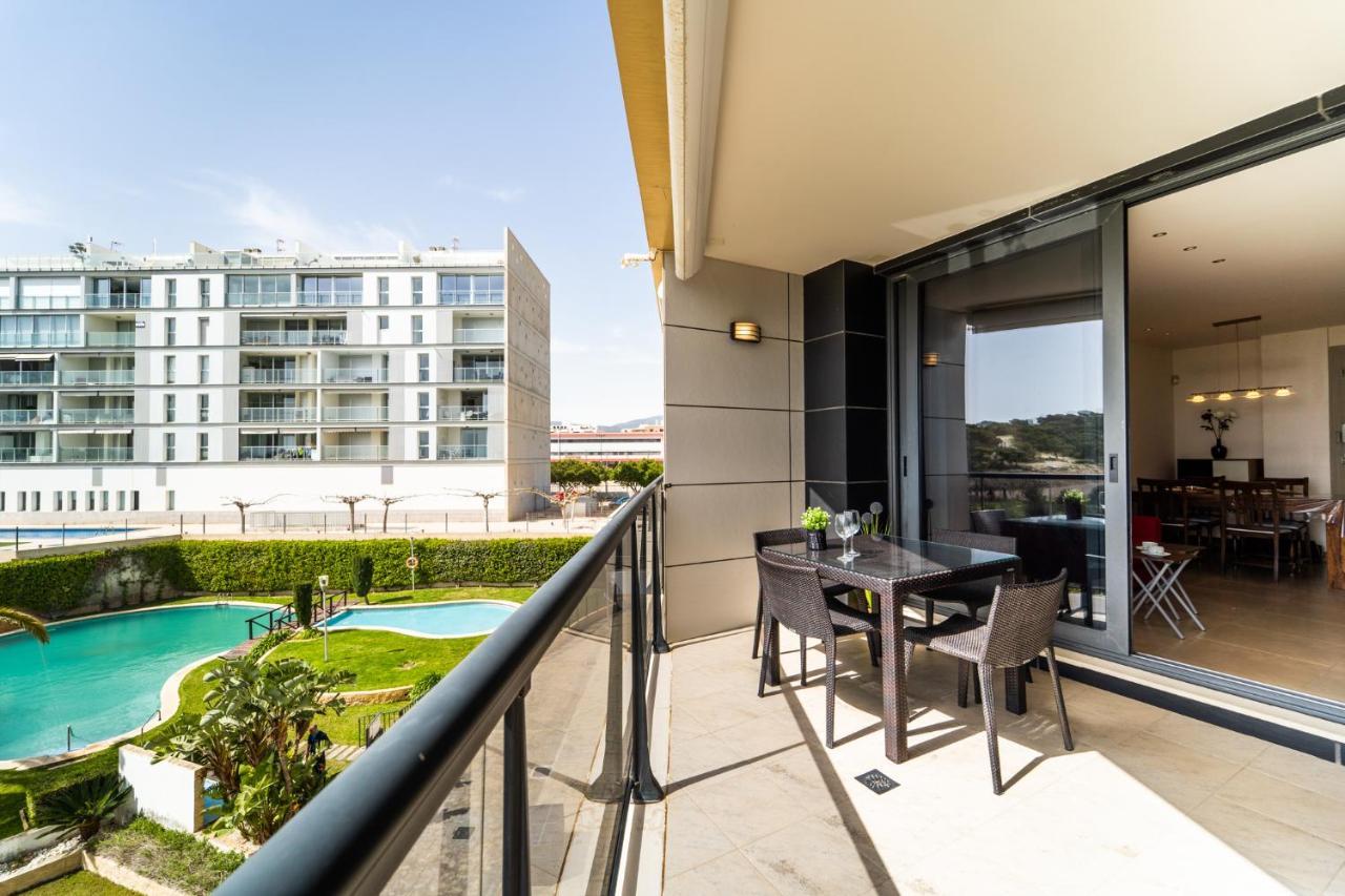 Primera Linea De Mar Con Piscina, Gimnasio Y Parking 2 Hab Y 2 Banos Villajoyosa Exteriér fotografie